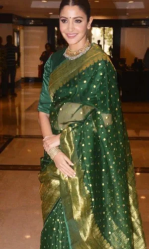 Celebrity Inspired Pure Handloom Chanderi Silk Saree