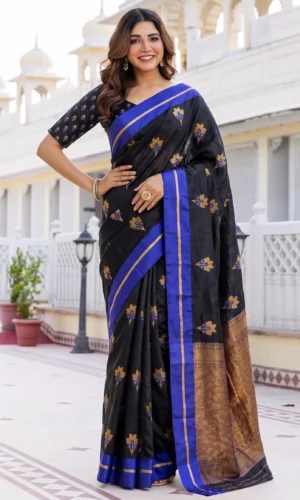 Celebrity Inspired  Pattu Silk Saree