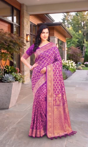 Pure Georgette Banarasi  Handloom Saree